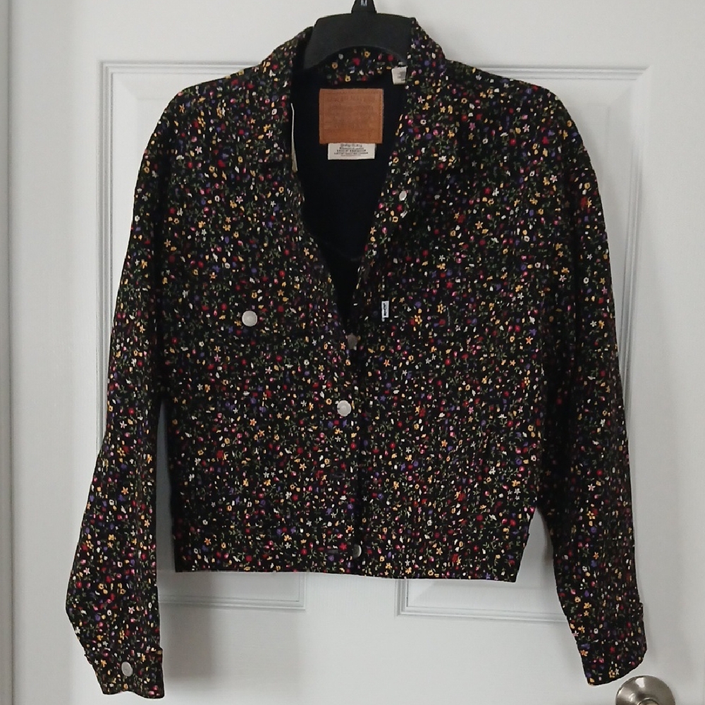 Levi's Black Multicolor Tweed Blazer NWT